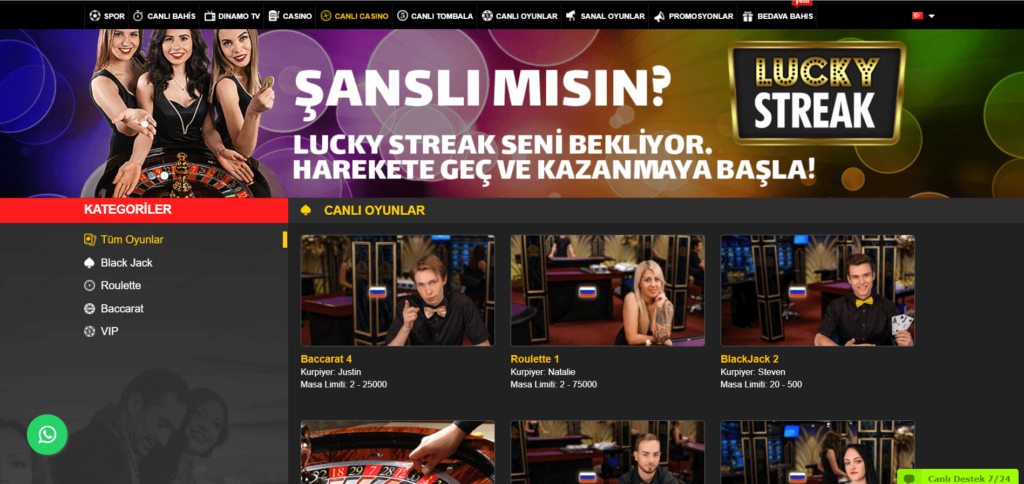 DinamoBet Canlı Casino5